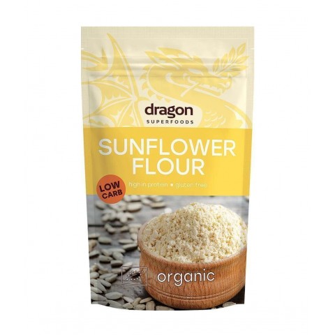 Sunflower flour, organic, Dragon Superfoods, 200g