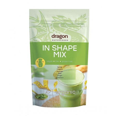 Funkcinis mišinys detoksikacijai In Shape Mix, ekologiškas, Dragon Superfoods, 200g