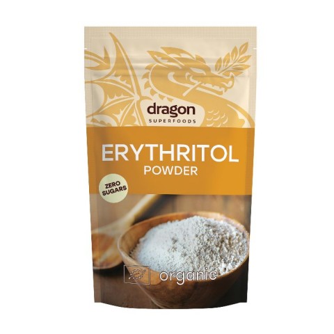 Saldiklis Erythritol, milteliai, ekologiški, Dragon Superfoods, 250g