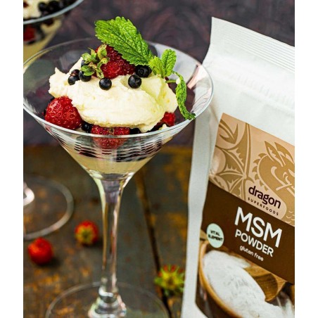 MSM powder, organic, Dragon Superfoods, 200g