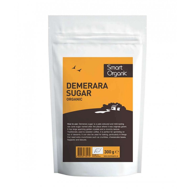 Demerara cukrus, ekologiškas, Smart Organic, 300g
