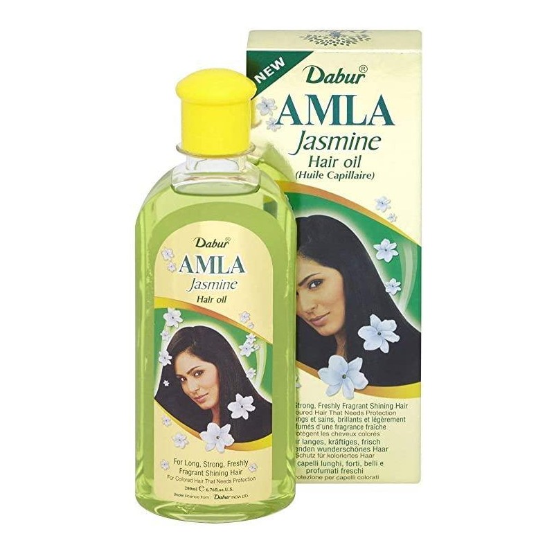 Plaukų aliejus Amla Jasmine, Dabur, 200 ml
