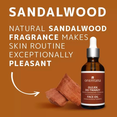 Facial Oil Sandalwood & Turmeric, Orientana, 50ml