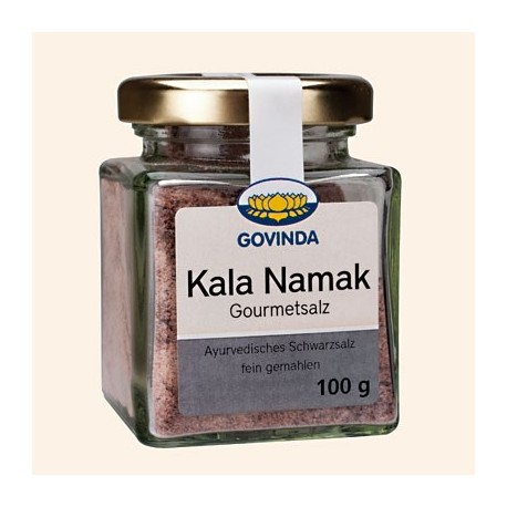 Juodoji druska (Kala Namak), Govinda, 100 g Juodoji druska (Kala Namak), Govinda, 100 g