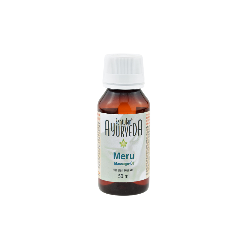 Nugaros ir stuburo nasažo aliejus Kundalini Meru, Santulan Ayurveda, 50ml