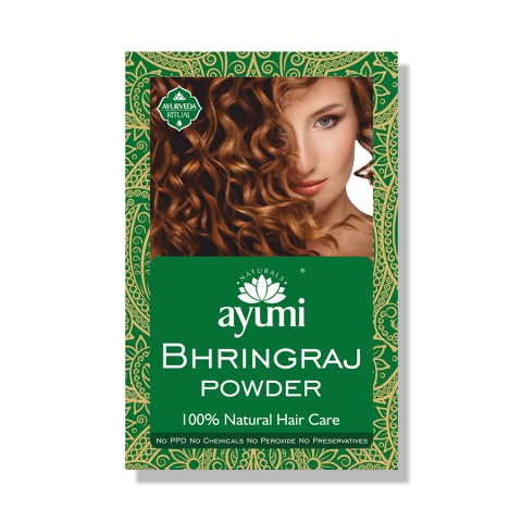 Травяная пудра для лица и волос Бхрингарадж, Аyumi, 100г