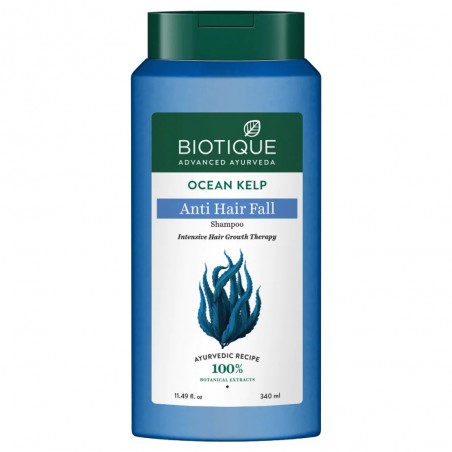 Šampūnas slenkantiems plaukams Ocean Kelp, Biotique, 340 ml