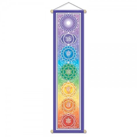Didelė čakrų vėliava, 120cm
