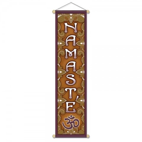 Vėliava-reklamjuostė Namaste, maža, 60cm
