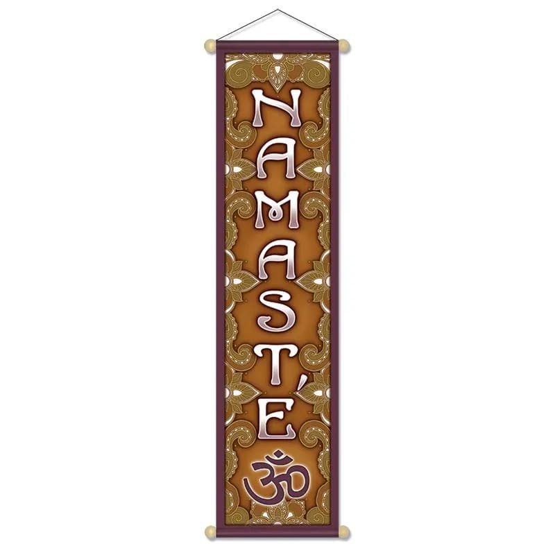 Vėliava-reklamjuostė Namaste, maža, 60cm