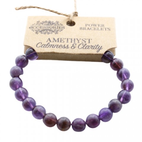 Energy bracelet for peace and clarity Amethyst