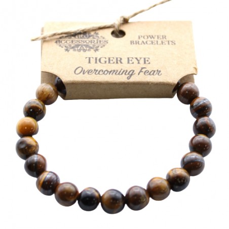 Energy bracelet for overcoming fear Tiger Eye