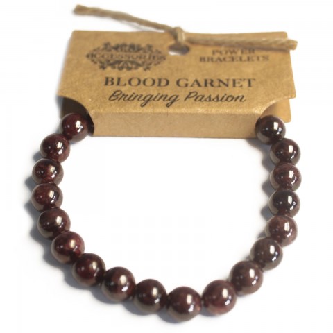 Energy bracelet for passion Blood Garnet
