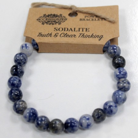 Sodalite energy bracelet for right and clear thinking