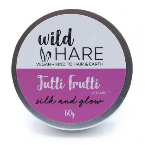 Kietasis šampūnas šilkiniams ir spindintiems plaukams Tutti Frutti, Wild Hare, 60g
