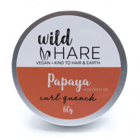 Kietasis šampūnas garbanotiems plaukams Papaya, Wild Hare, 60g