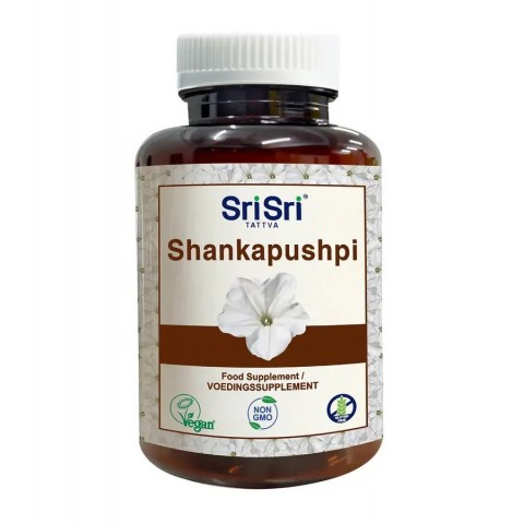 Mėlynosios balnapupės ekstraktas Shankapushpi, Sri Sri Tattva, 60 tablečių