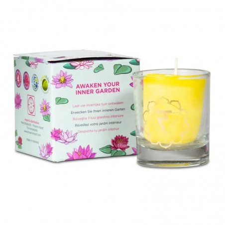 Scented 3rd Chakra candle in gift box Manipura, Yoga Yogini