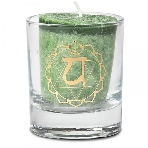 Anahata 4th Chakra Scented Candle in gift box, Yogi Yogini