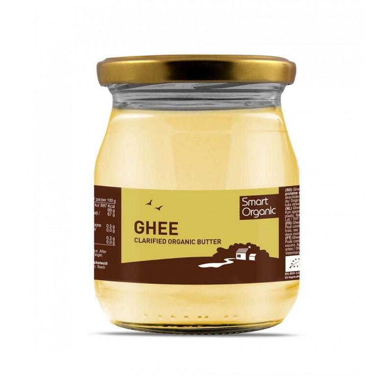 Lydytas sviestas Ghee, Smart Organic, 450g