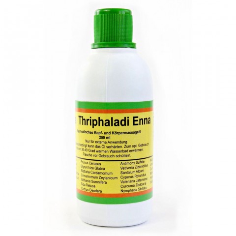 Head massage oil Triphaladi Enna, Sree Sankara, 250 ml