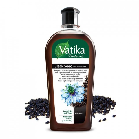 Масло черного тмина для волос Dabur Vatika, 200 мл