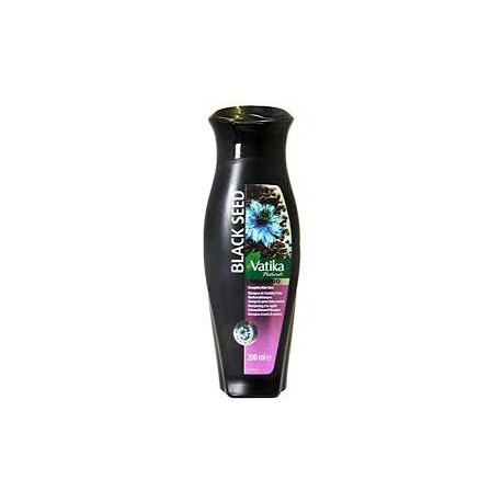 Šampūnas su juodgrūdėmis nuo plaukų slinkimo , Dabur Vatika, 200 ml