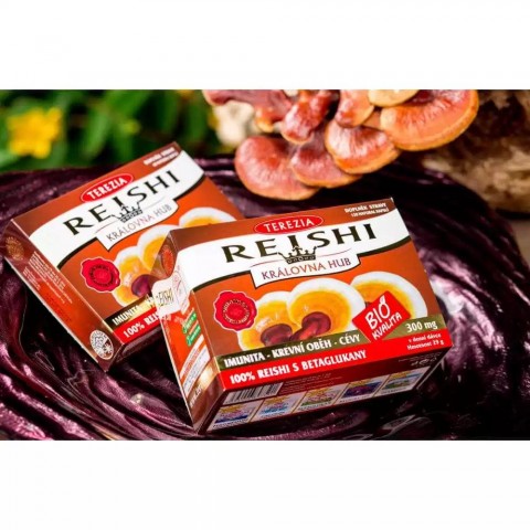 Reishi grybas 100% Bio, Terezia, 60 kapsulių