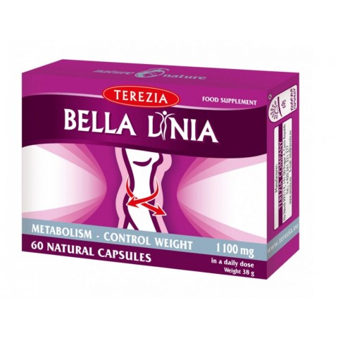 Natural formula for weight control Bella Linia, Terezia, 60 capsules