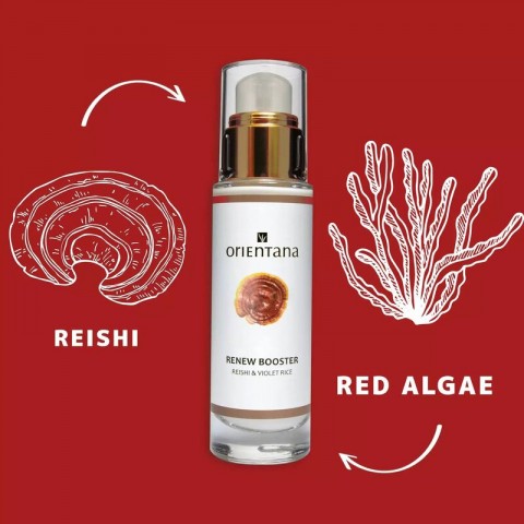 Dieninis kremas Reishi & Red Algalae Energy Booster, Orientana, 30ml