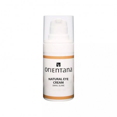 Natūralus paakių kremas su sraigių sekretu, Orientana, 15ml