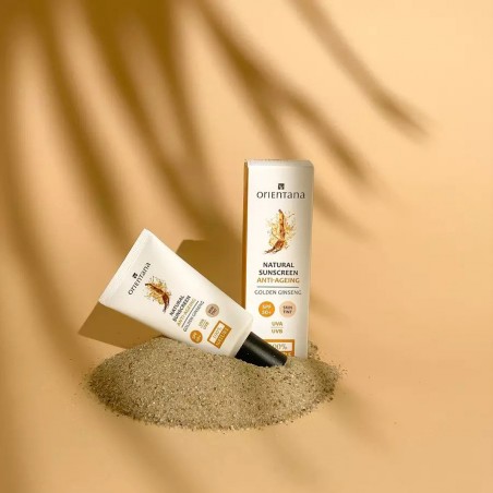 Tonuojantis veido kremas SPF 50+, Orientana, 50ml