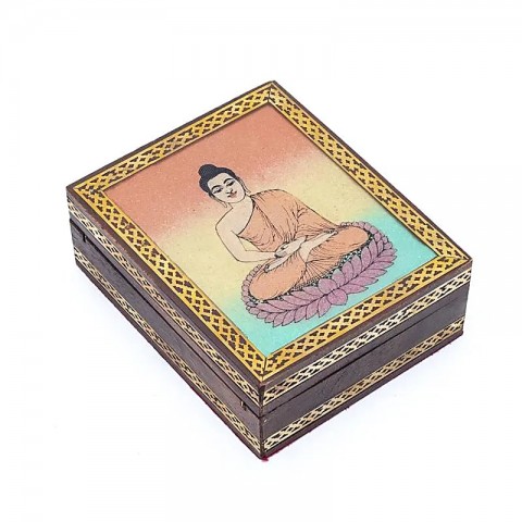 Taro kortų arba papuošalų dėžutė Budha