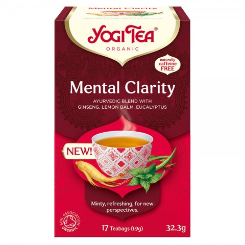 Травяной чай Ментальная Ясность, Yogi Tea, 17 пакетиков