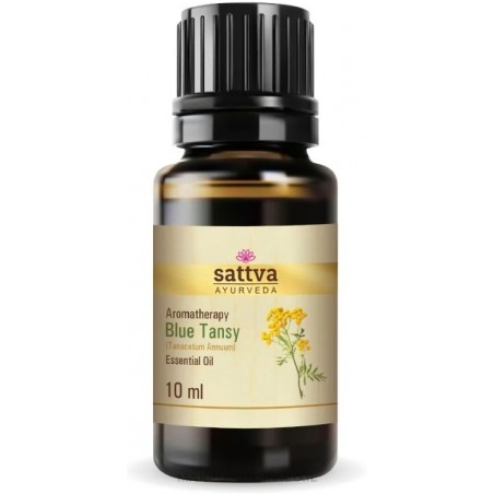 Marokinių ramunėlių eterinis aliejus Blue Tansy, Sattva Ayurveda, 10ml