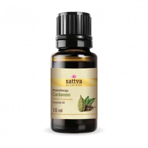 Cardamom essential oil, Sattva Ayurveda, 10ml