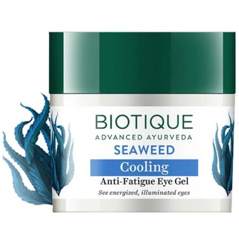 Cooling Anti-Fatigue Eye Gel with Seaweed, Biotique, 15g