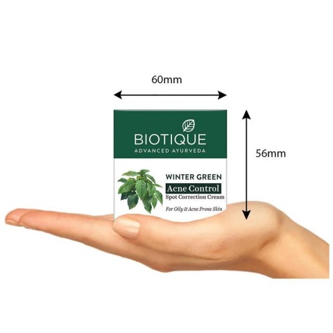 Успокаивающий крем для кожи склонной к акне, Biotique, 15 г