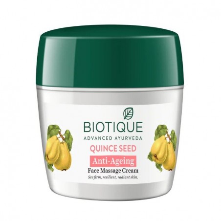 Quince Seed Anti-Ageing Facial Massage Cream, Biotique, 50g