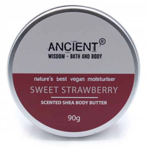 Ароматное масло для тела ши Sweet Strawberry, Ancient, 90г