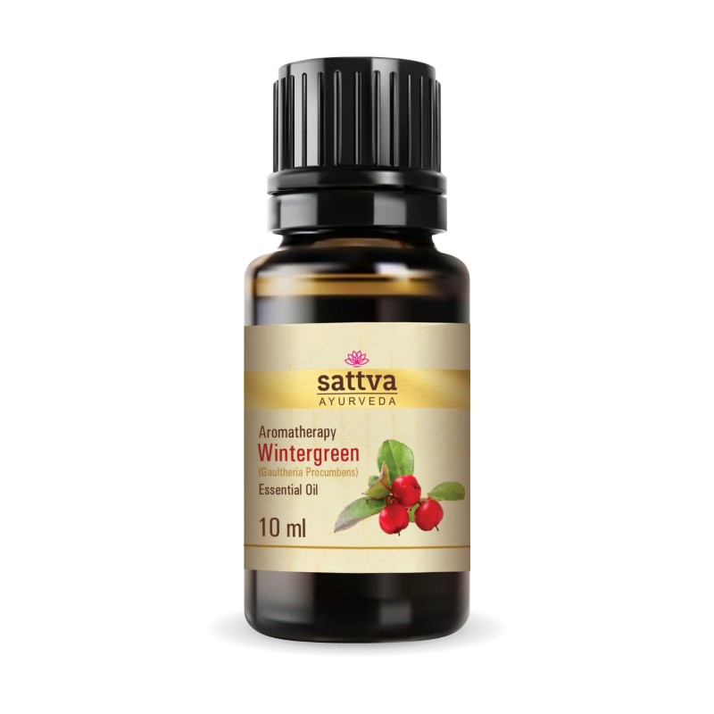 Bruknuolių eterinis aliejus Wintergreen, Sattva Ayurveda, 10ml