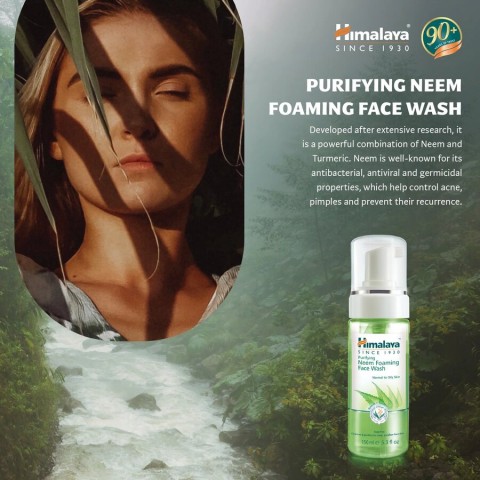 Facial foam Neem, Himalaya, 150ml