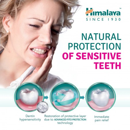Vaistažolių dantų pasta jautriems dantims Sensi-Relief, Himalaya, 75ml