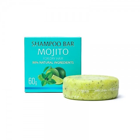 Natural solid shampoo Mojito, Saules Fabrika, 60g