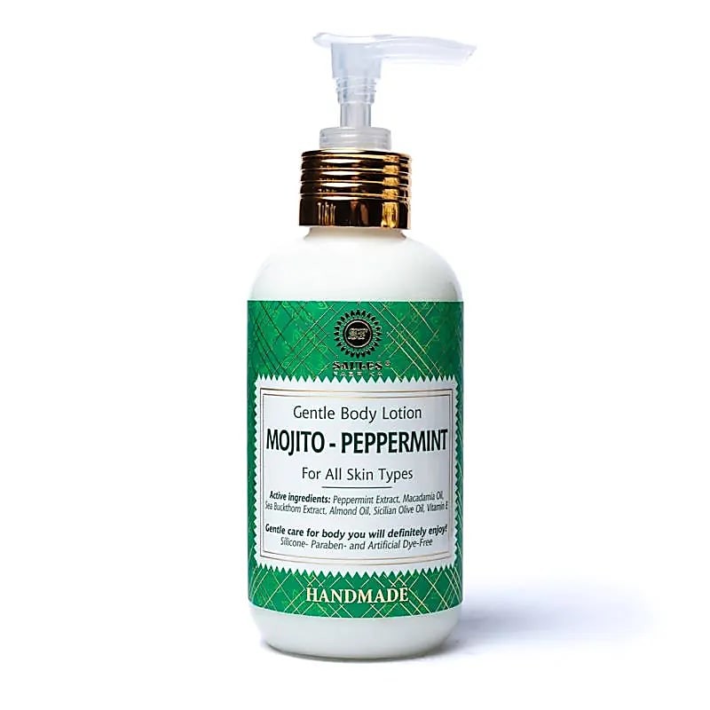 Rankų darbo kūno losjonas Mojito Peppermint, Saules Fabrika, 200ml