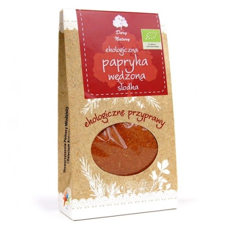 Saldžioji rūkyta paprika, malta, Dary Natury, 60g