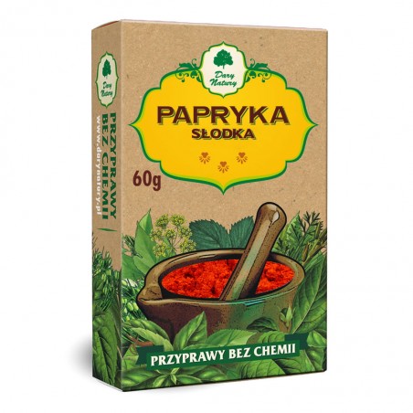 Saldžioji paprika, malta, Dary Natury, 60g