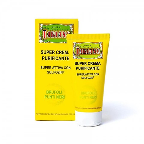 Biosulfur cleansing face cream against acne and blackheads, Tabiano, 50ml