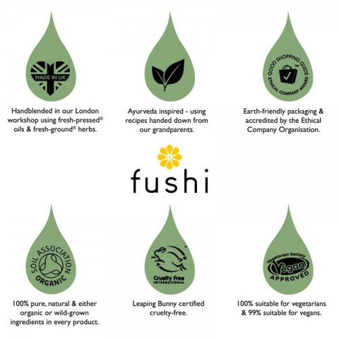 Kalahario melionų sėklų aliejus kūno masažui, ekologiškas, Fushi, 50ml