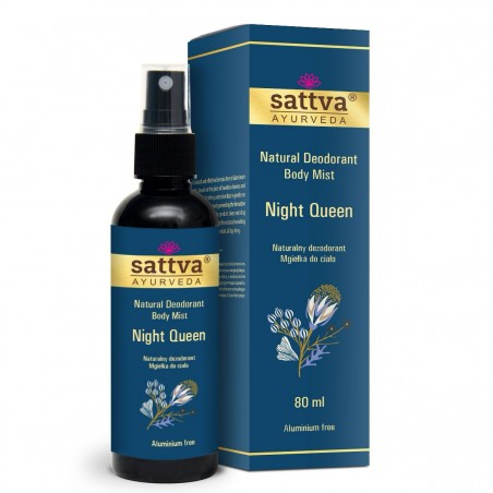 Natūralus dezodorantas Night Queen, Sattva Ayurveda, 80ml